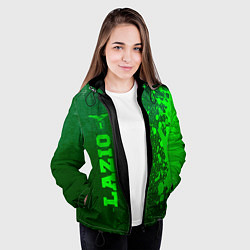 Куртка с капюшоном женская Lazio - green gradient по-вертикали, цвет: 3D-черный — фото 2