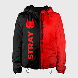 Женская куртка Stray - red gradient по-вертикали