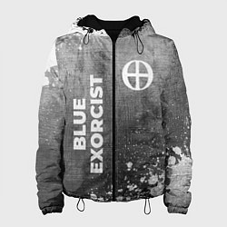 Женская куртка Blue Exorcist - grey gradient вертикально