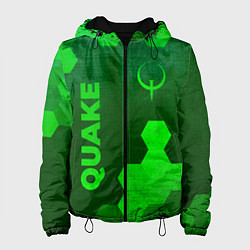 Женская куртка Quake - green gradient вертикально