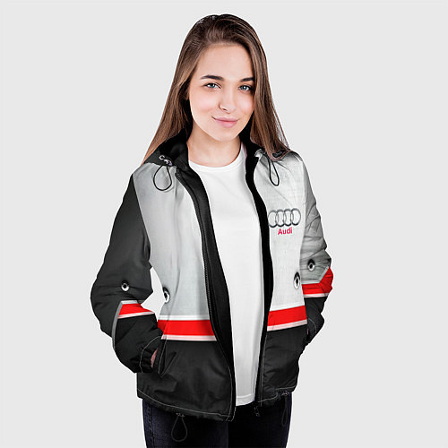 Женская куртка Audi metal sport / 3D-Черный – фото 3