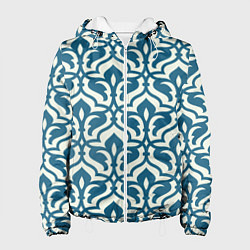 Женская куртка Геометрический узор синий