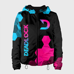 Женская куртка Deadlock - neon gradient вертикально