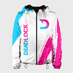 Женская куртка Deadlock neon gradient style вертикально