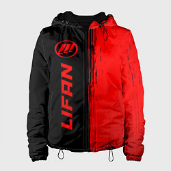Женская куртка Lifan - red gradient по-вертикали