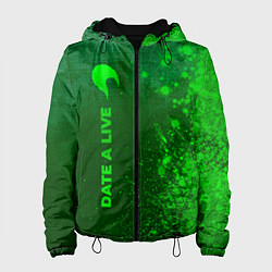 Женская куртка Date A Live - green gradient по-вертикали