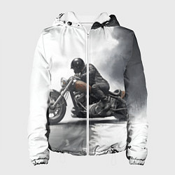 Женская куртка Крутой байкер скетч