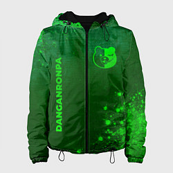Женская куртка Danganronpa - green gradient вертикально