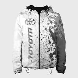 Женская куртка Toyota - white gradient по-вертикали