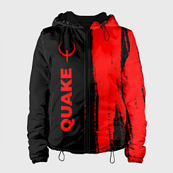 Женская куртка Quake - red gradient по-вертикали