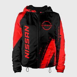 Женская куртка Nissan - red gradient вертикально