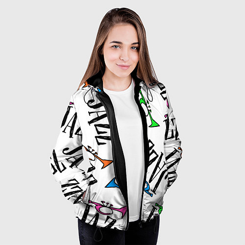 Женская куртка Just jazz in color / 3D-Черный – фото 3