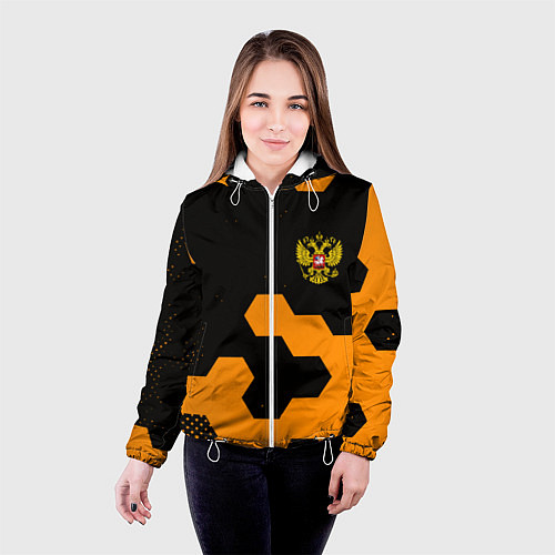 Женская куртка Герф РФ соты броня / 3D-Белый – фото 4