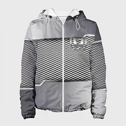 Куртка с капюшоном женская Honda metal steel, цвет: 3D-белый