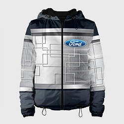Женская куртка FORD текстура из метала