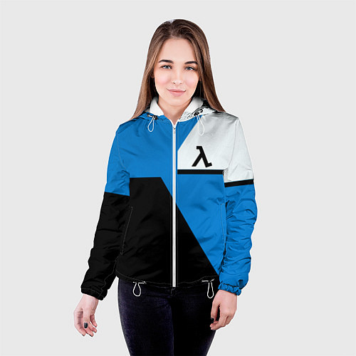 Женская куртка Half life geometry steel valve / 3D-Белый – фото 4