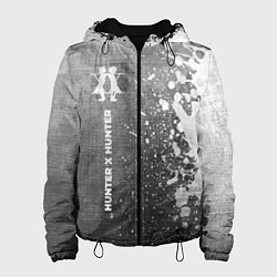 Женская куртка Hunter x Hunter - grey gradient по-вертикали