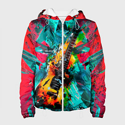 Женская куртка Электрогитара в красках