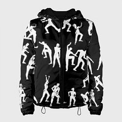 Женская куртка Silhouettes of moving people