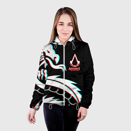 Женская куртка Assassins Creed Shadows game / 3D-Белый – фото 4