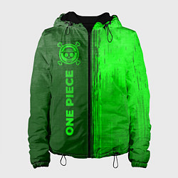 Женская куртка One Piece - green gradient по-вертикали