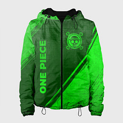 Женская куртка One Piece - green gradient вертикально