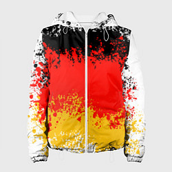 Женская куртка Флаг Германии в виде хаотичных пятен