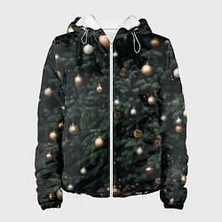 Женская куртка Паттерн - Новогодняя елка