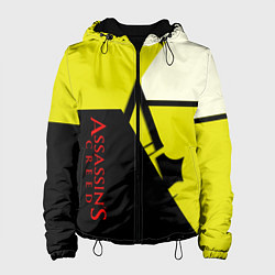 Куртка с капюшоном женская Assassins Creed geometry logo, цвет: 3D-черный