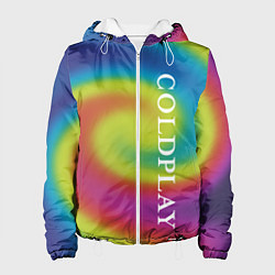 Куртка с капюшоном женская Coldplay moon music album, цвет: 3D-белый