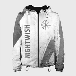 Женская куртка Nightwish - white gradient вертикально