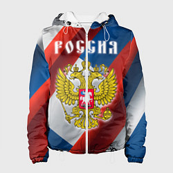 Женская куртка Цвета флага России, паттерн