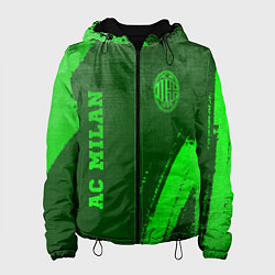 Женская куртка AC Milan - green gradient вертикально