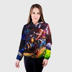 Куртка с капюшоном женская Elf Jinx, цвет: 3D-черный — фото 2