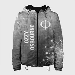 Женская куртка Ozzy Osbourne - grey gradient вертикально