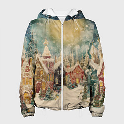 Женская куртка Милый новогодний городок