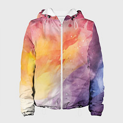 Женская куртка Краски акварели