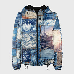Женская куртка Пэчворк с мотивами аниме