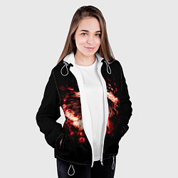 Куртка с капюшоном женская Совух, цвет: 3D-белый — фото 2