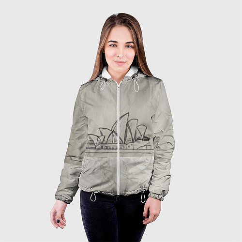 Женская куртка Сидней / 3D-Белый – фото 4