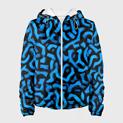 Женская куртка Синее граффити