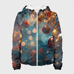 Женская куртка Новый год боке стиль