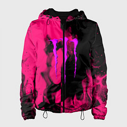 Женская куртка Monster energy fire pink