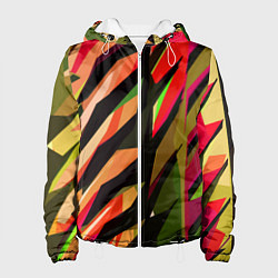 Женская куртка Красно-чёрная абстракция