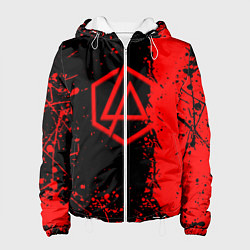 Женская куртка Linkin park краски всплеск текстура