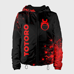 Женская куртка Totoro - red gradient вертикально