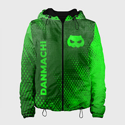 Женская куртка DanMachi - green gradient вертикально