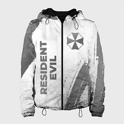 Женская куртка Resident Evil - white gradient вертикально