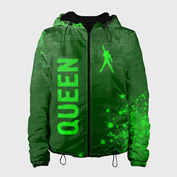 Женская куртка Queen - green gradient вертикально