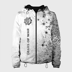 Женская куртка Gears of War - white gradient по-вертикали